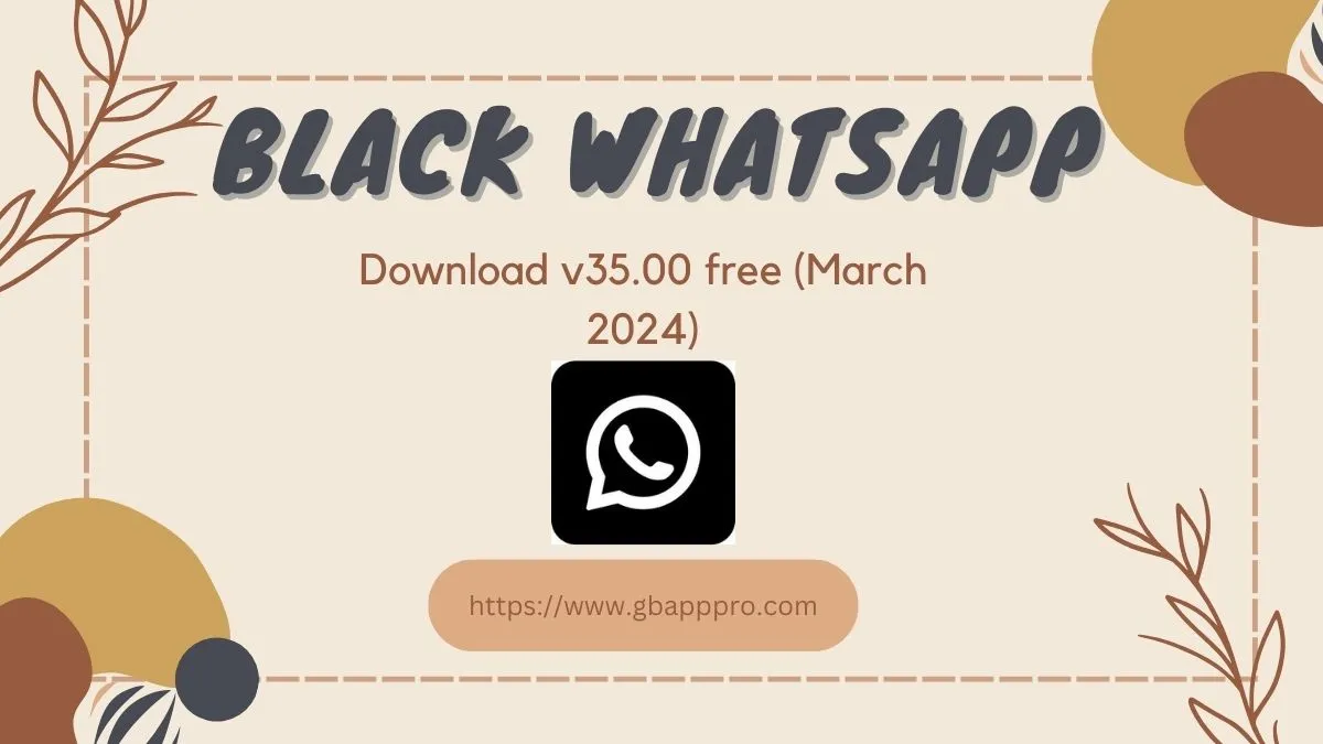 Black WhatsApp