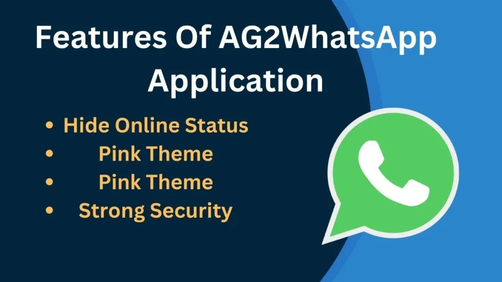 Features Of AG2WhatsApp Application